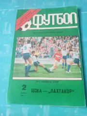 ЦСКА - Пахтакор Ташкент. 2 июня 1991 год