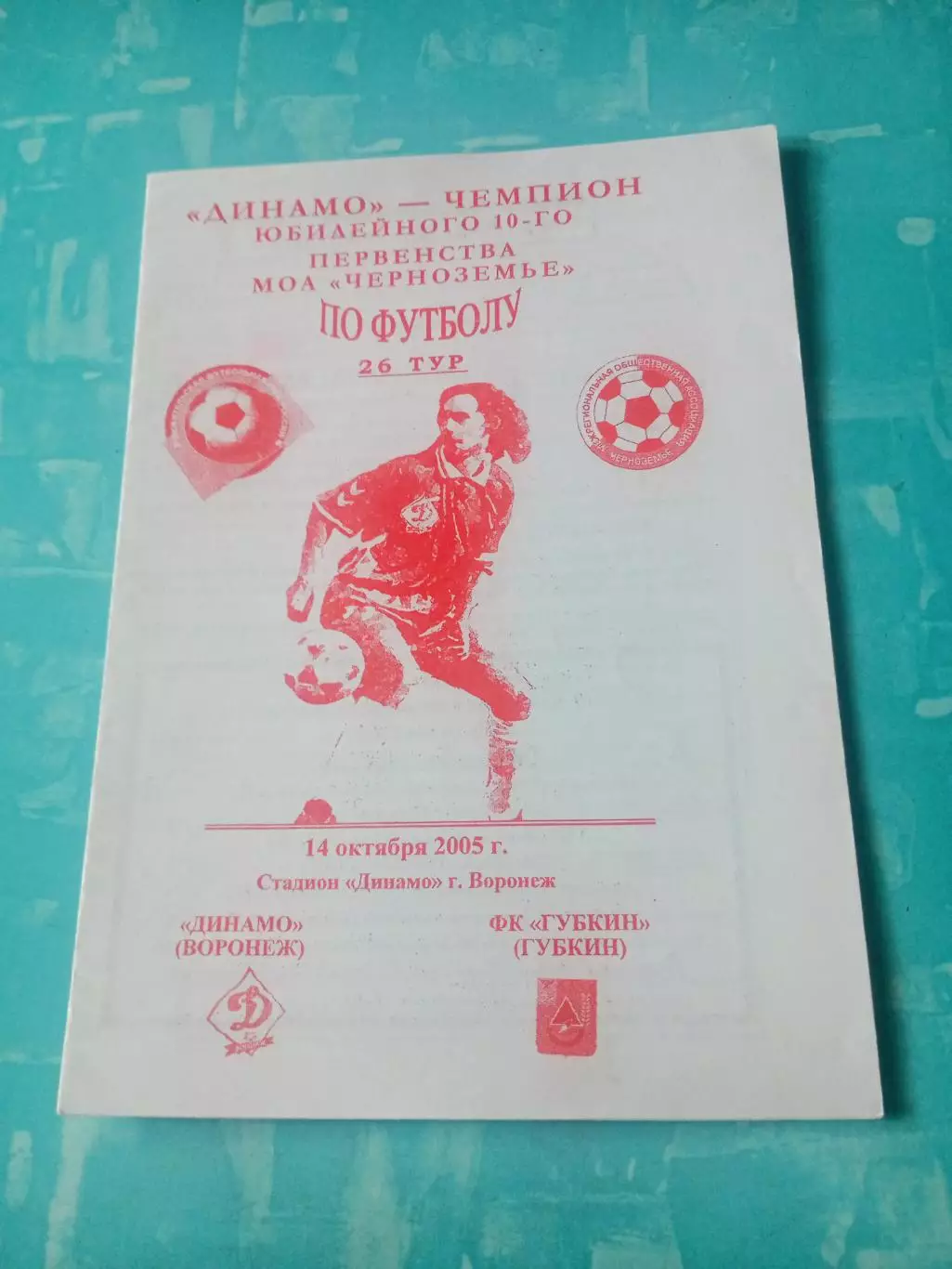 Динамо Воронеж - ФК Губкин. 14 октября 2005 год