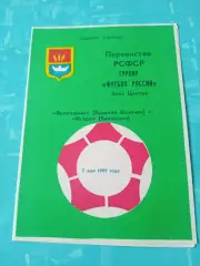 Волочанин Вышний Волочек - Искра Балашиха. 7 мая 1989 год