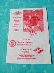 Знамя труда Орехово-Зуево - Спартак Тамбов. 2 августа 2008 год
