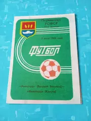 Авангард Вышний Волочек - Авангард Калуга. 2 июля 1988 год
