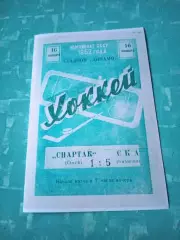 Спартак Омск - СКА Калинин. 16 ноября 1961 год