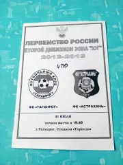 ФК Таганрог - ФК Астрахань. 31 июля 2012 год