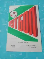Волга Тверь - Текстильщик Иваново. 25 октября 1990 год