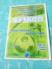 Химик-Россошь - Арсенал-Тула. 14 июня 2008 год