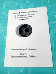 ФК Аненки Калуга. 2004 год