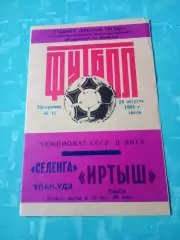 Иртыш Омск - Селенга Улан-Удэ. 28 августа 1991 год