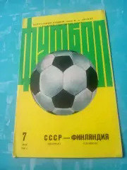 СССР - Финляндия. 7 мая 1986 год