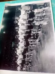 ФОТО. Формат, А4. Хоккей. 1974 год. Шинник Омск, перед матчем