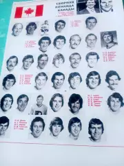 ФОТО, формат А4. Суперсерия-1972. Сборная Канады