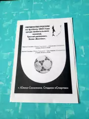 Крылья Советов Южно-Сахалинск, 2005 г - Локомотив Уссурийск, Луч Владивосток