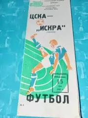 ЦСКА - Искра Смоленск. 13 мая 1985 год