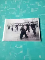 1950 год. Одна из первых тренировок Спартака Омск