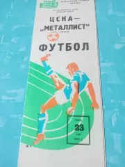 ЦСКА - Металлист Харьков. 23 мая 1984 год
