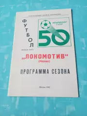 ФК Локомотив Москва. 1987 год