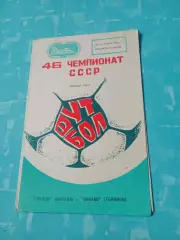 Торпедо Москва - Динамо Тбилиси. 28 октября 1983 год