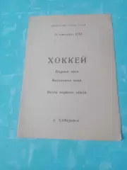Хоккей. Хабаровск.45 чемпионат СССР, итоги 1 этапа, 1990/1991