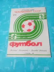 Волгарь Астрахань - Дружба Майкоп. 26 июня 1989 год