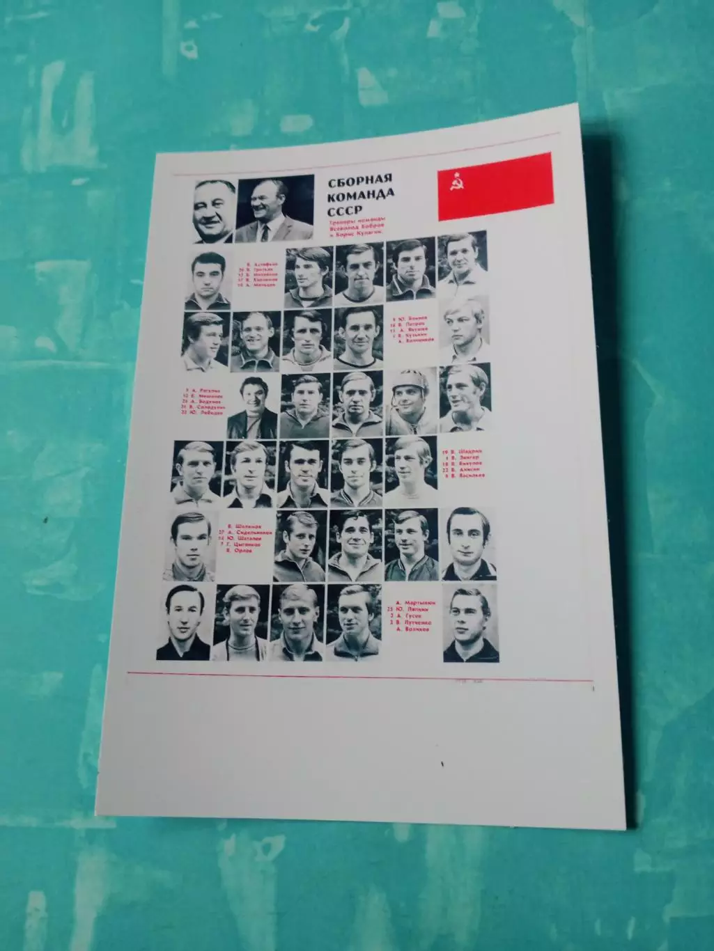 Суперсерия-1972, СССР - Канада. Сборная команда СССР