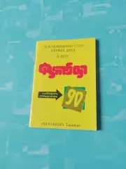 ФК Пахтакор Ташкент, 1990 год