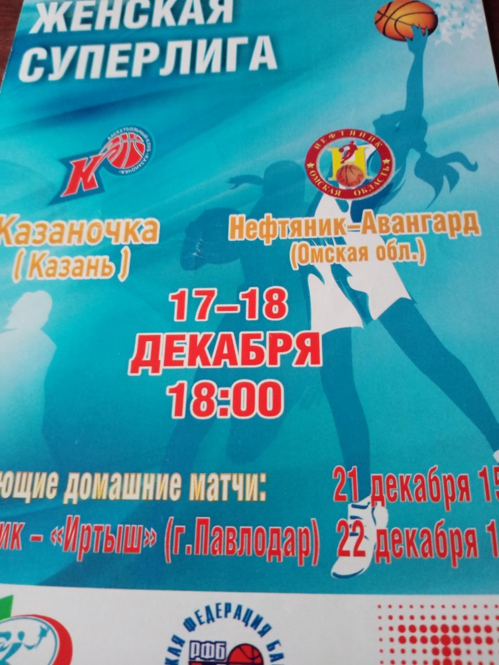 Казаночка - Нефтяник Омск. 17 и 18.12.2014 год