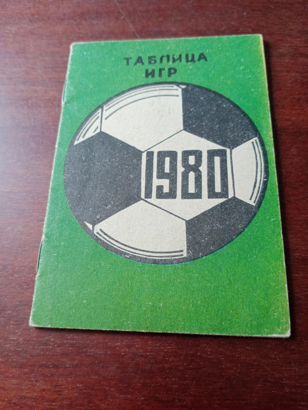 Футбол. Тбилиси - 1980