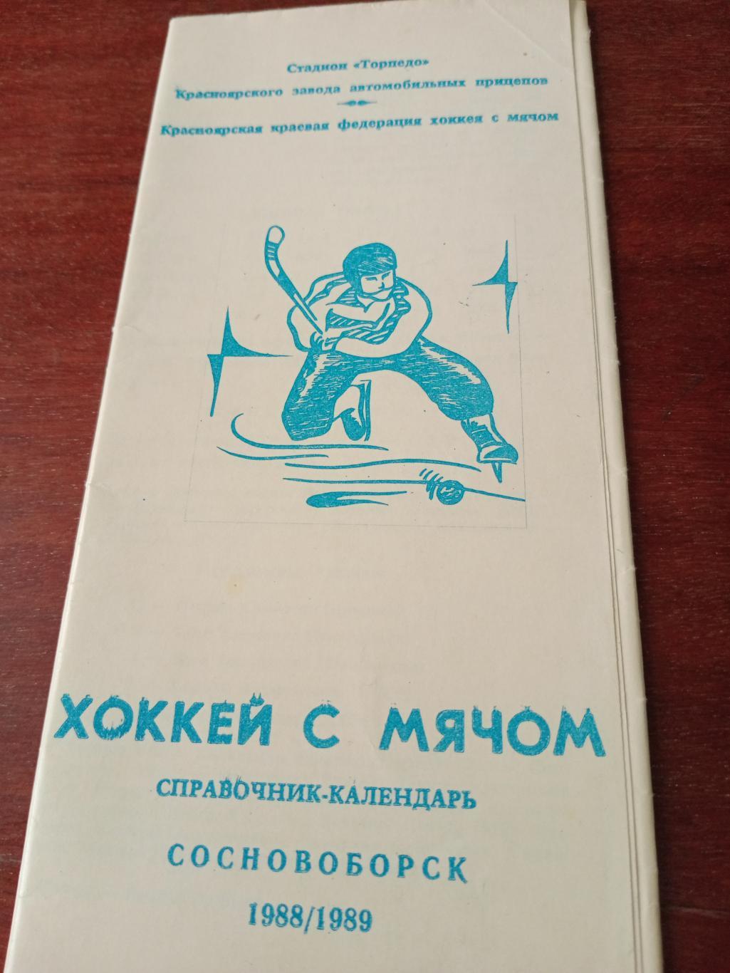 Хоккей с мячом. Сосновоборск - 1988/89
