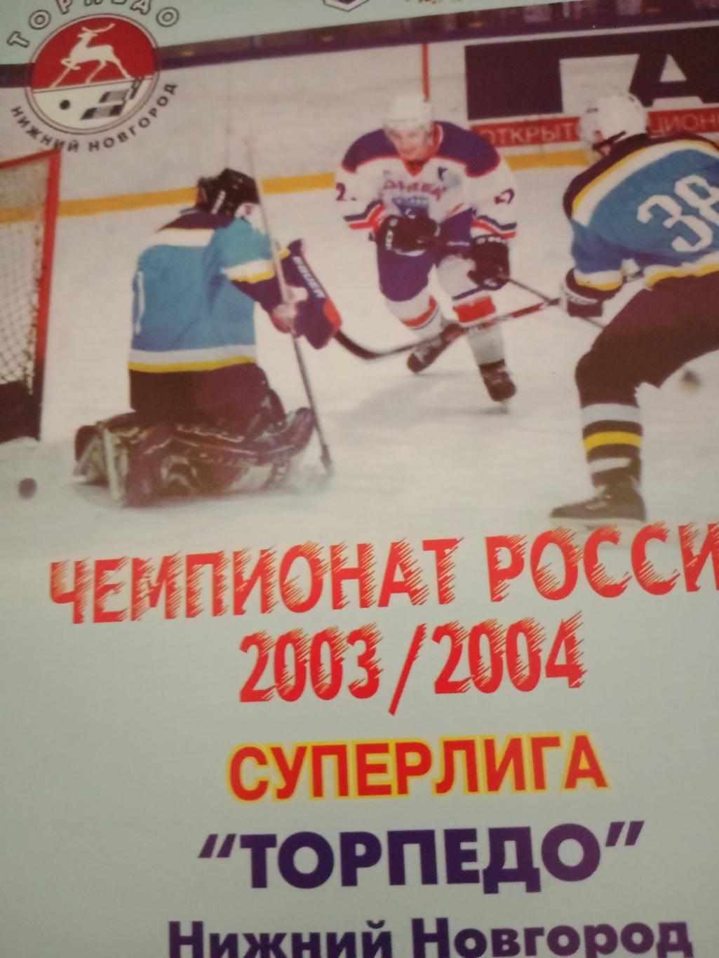 Торпедо Нижний Новгород, 2004 г. Матчи - Химик Воскресенск, Авангард.