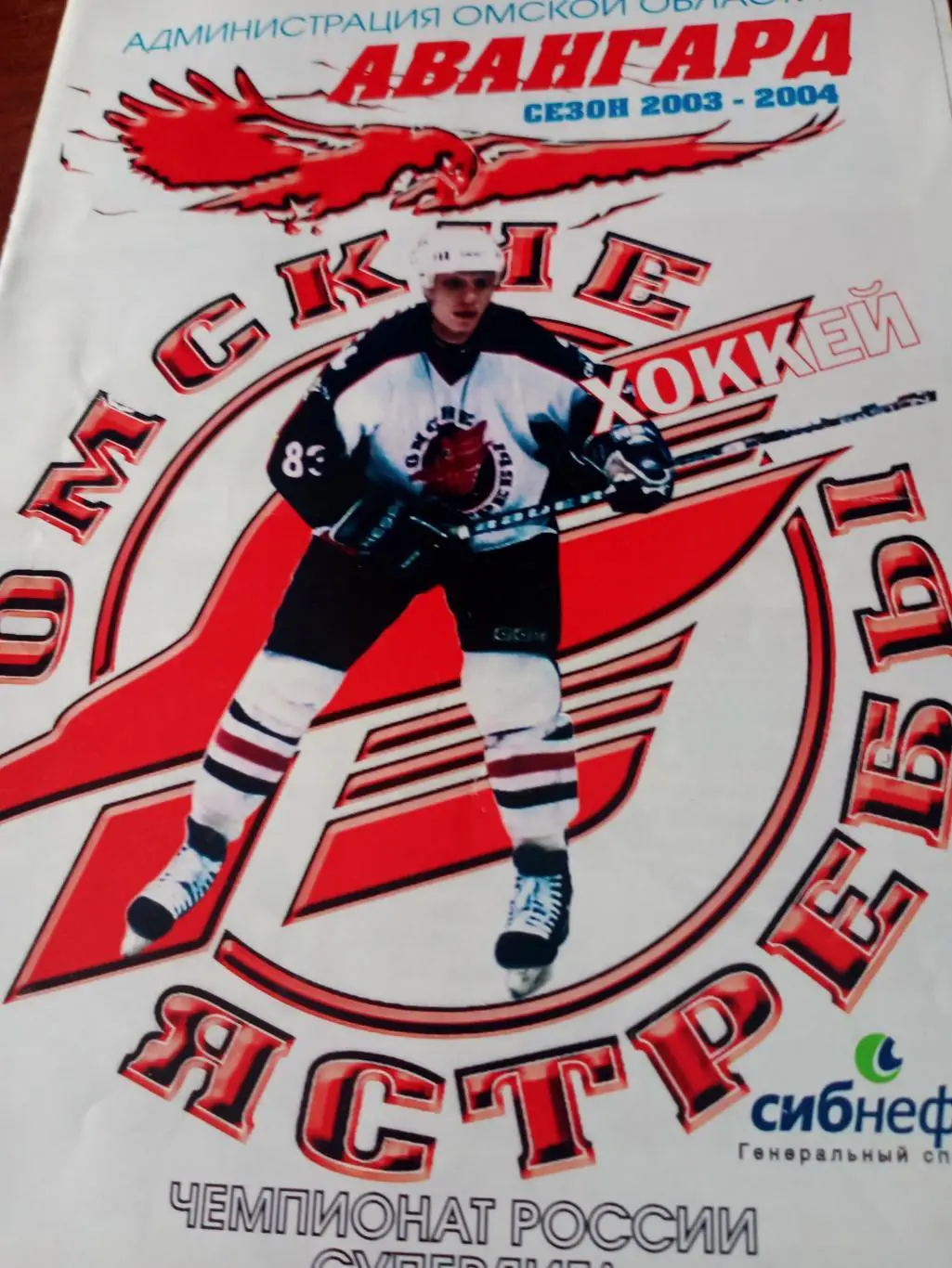 Авангард Омск - Химик Воскресенск. 10 декабря 2003 год