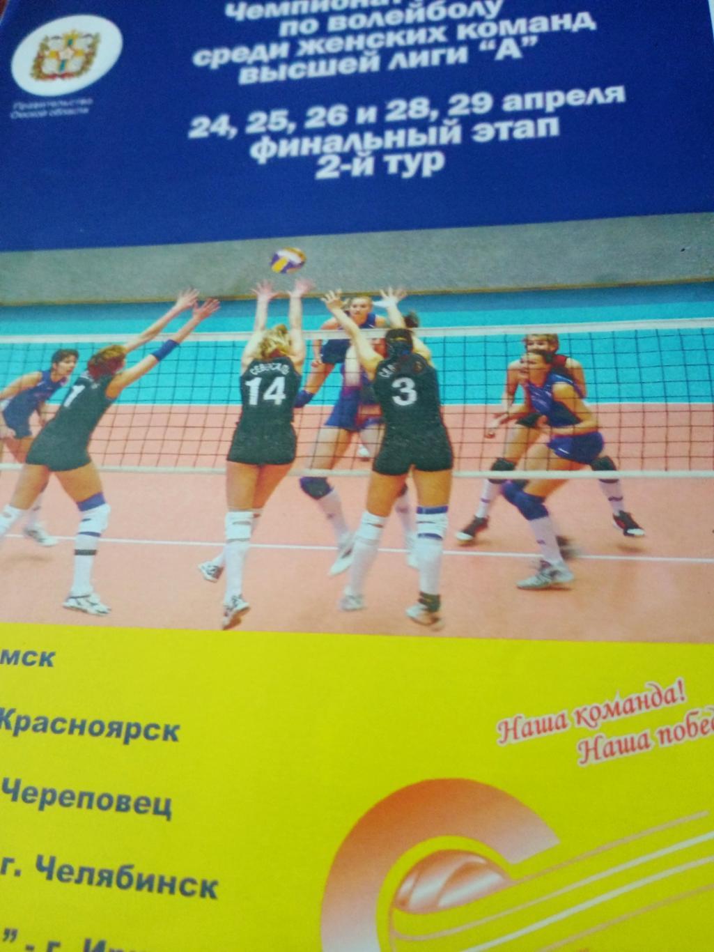 Финальный этап. Высшая лига А. 2006 год. Тур в Омске (24-29 апреля)