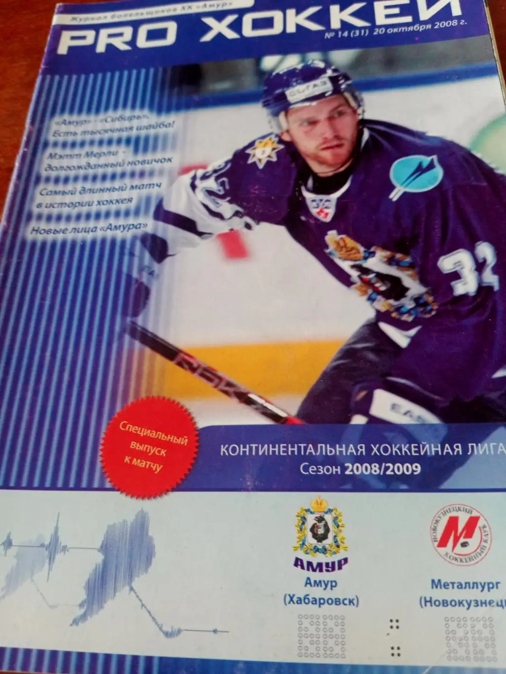 Амур Хабаровск - Металлург Новокузнецк. 20 октября 2008 год