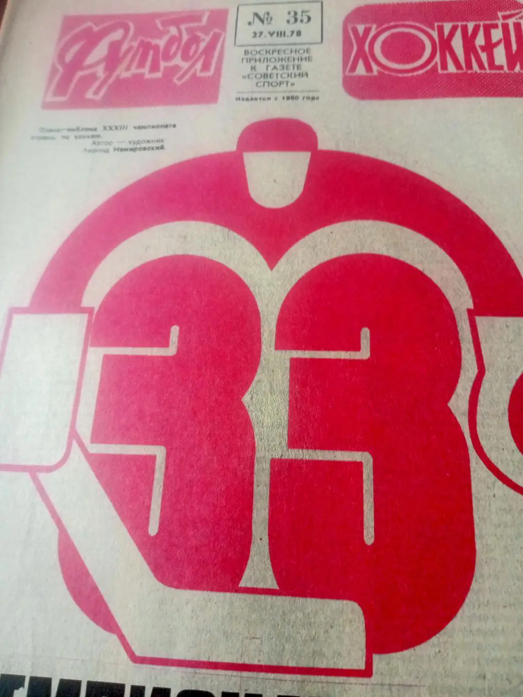 Из аргентинского блокнота (ЧМ-78). Футбол-Хоккей. 1978 год, №35