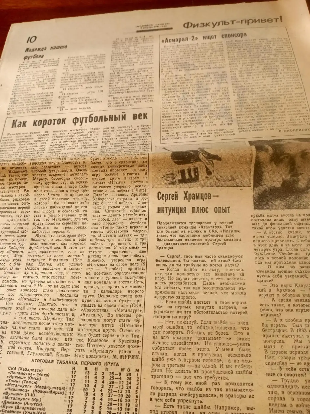 Лицо Авангарда 90-х - Сергей Храмцов. Асмарал-2. Как короток футбольный век