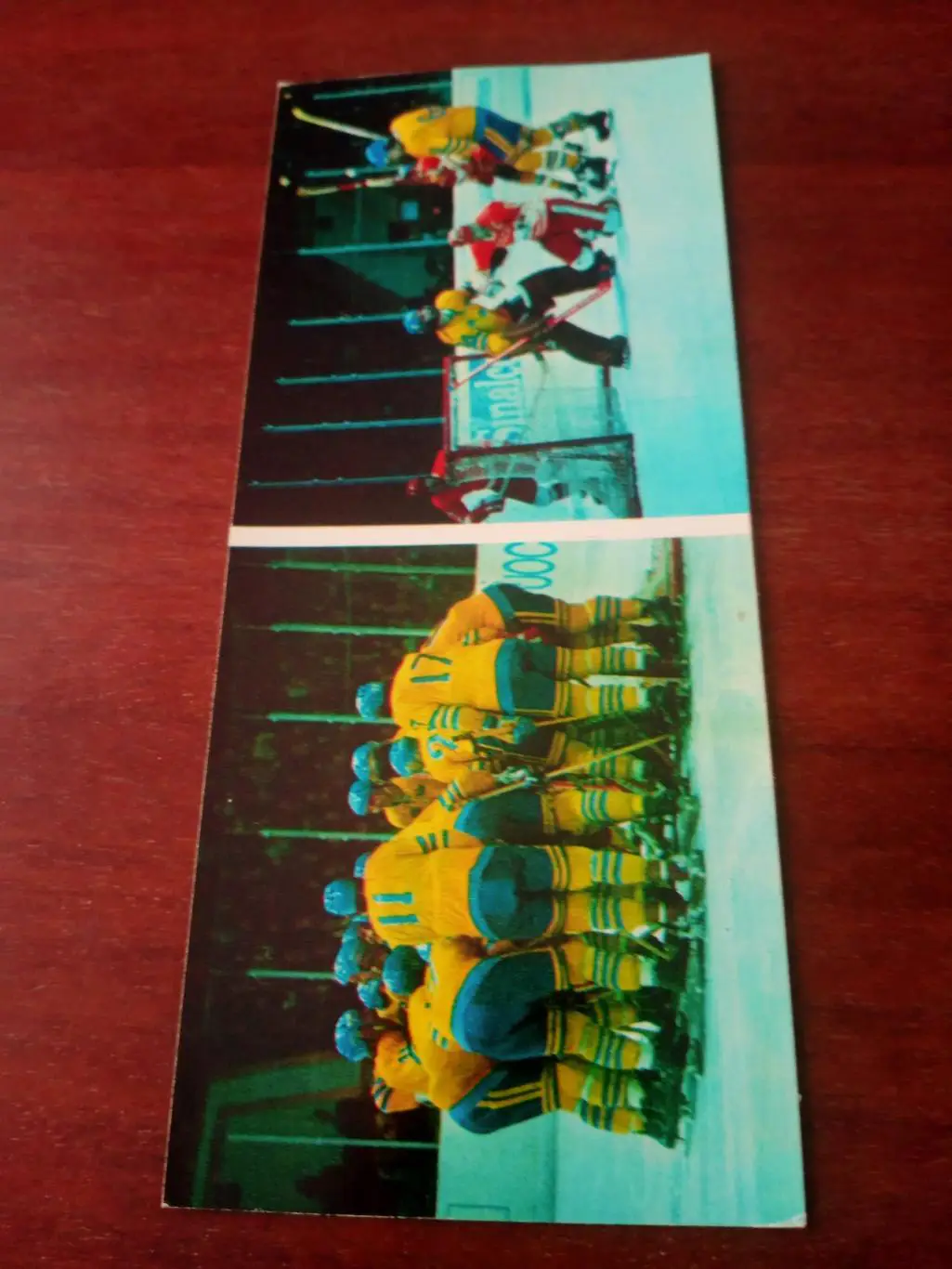 Шведы перед началом матча. Матч с нашей сборной, 1973 год