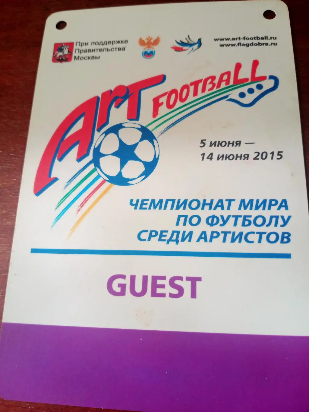 Чемпионат мира по футболу среди артистов. 2015 год