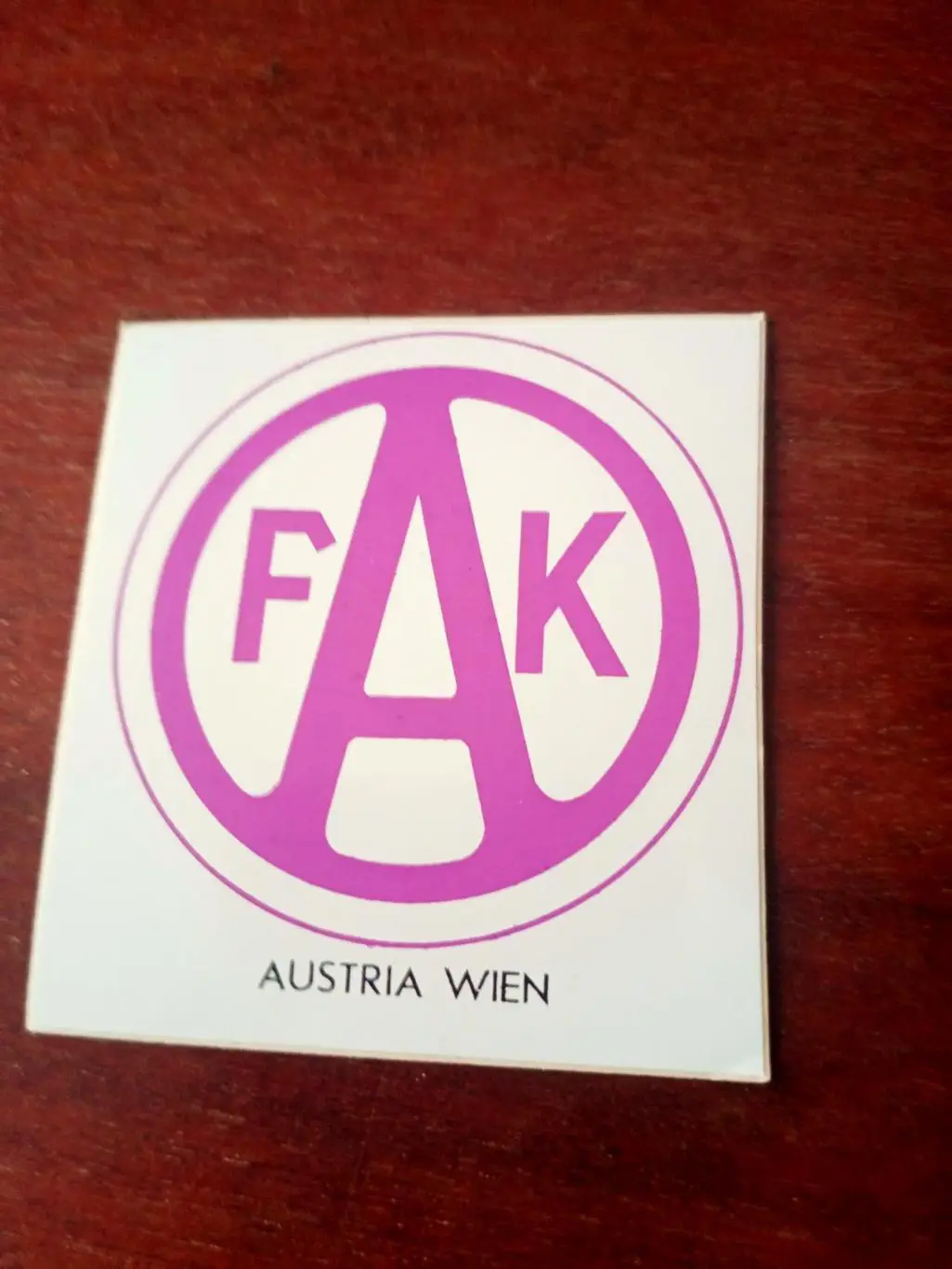 Наклейка - ФК Аустрия Вена