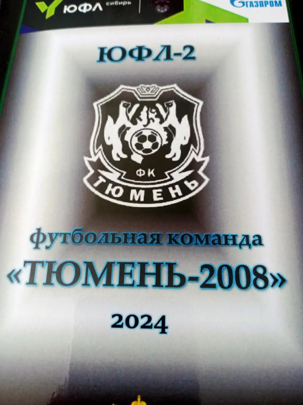 ЮФЛ-2. ФК Тюмень, 2008 год рождения. выпуск 2024 год