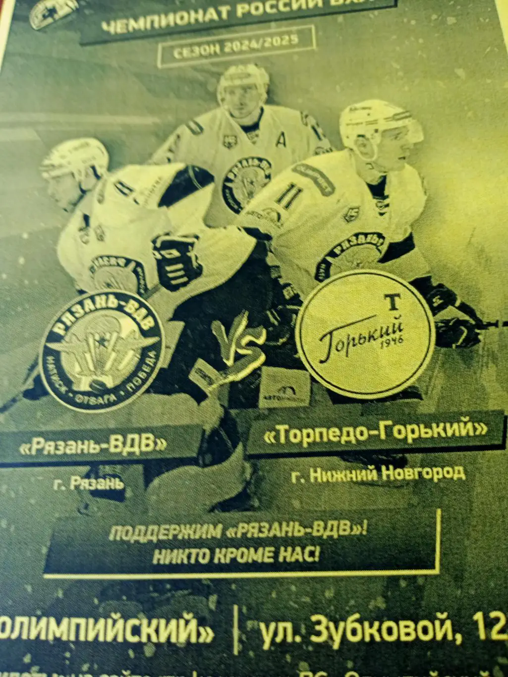 ХК Рязань-ВДВ - Торпедо-Горький. 18 февраля 2025 год