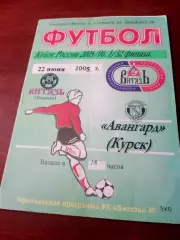 Витязь Подольск - Авангард Курск. 22 июня 2005 год