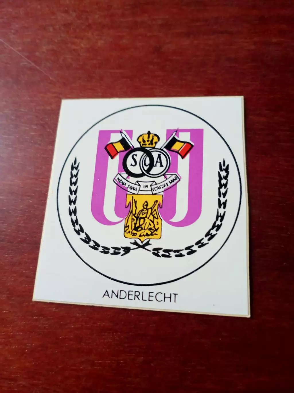 Наклейка - ФК Андерлехт Бельгия