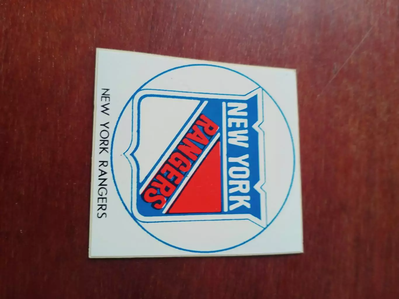 Наклейка - Клуб НХЛ Нью-Йорк Рейнджерс