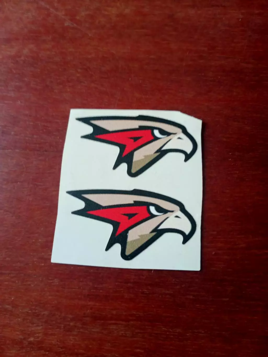 Наклейки (две). ХК Авангард - ястреб