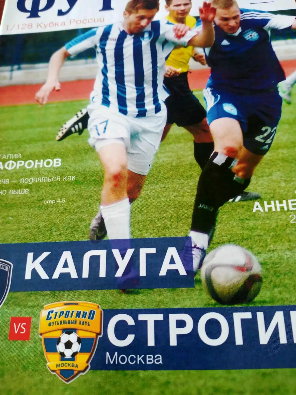 Кубок России. ФК Калуга - Строгино Москва. 24 июля 2016 год