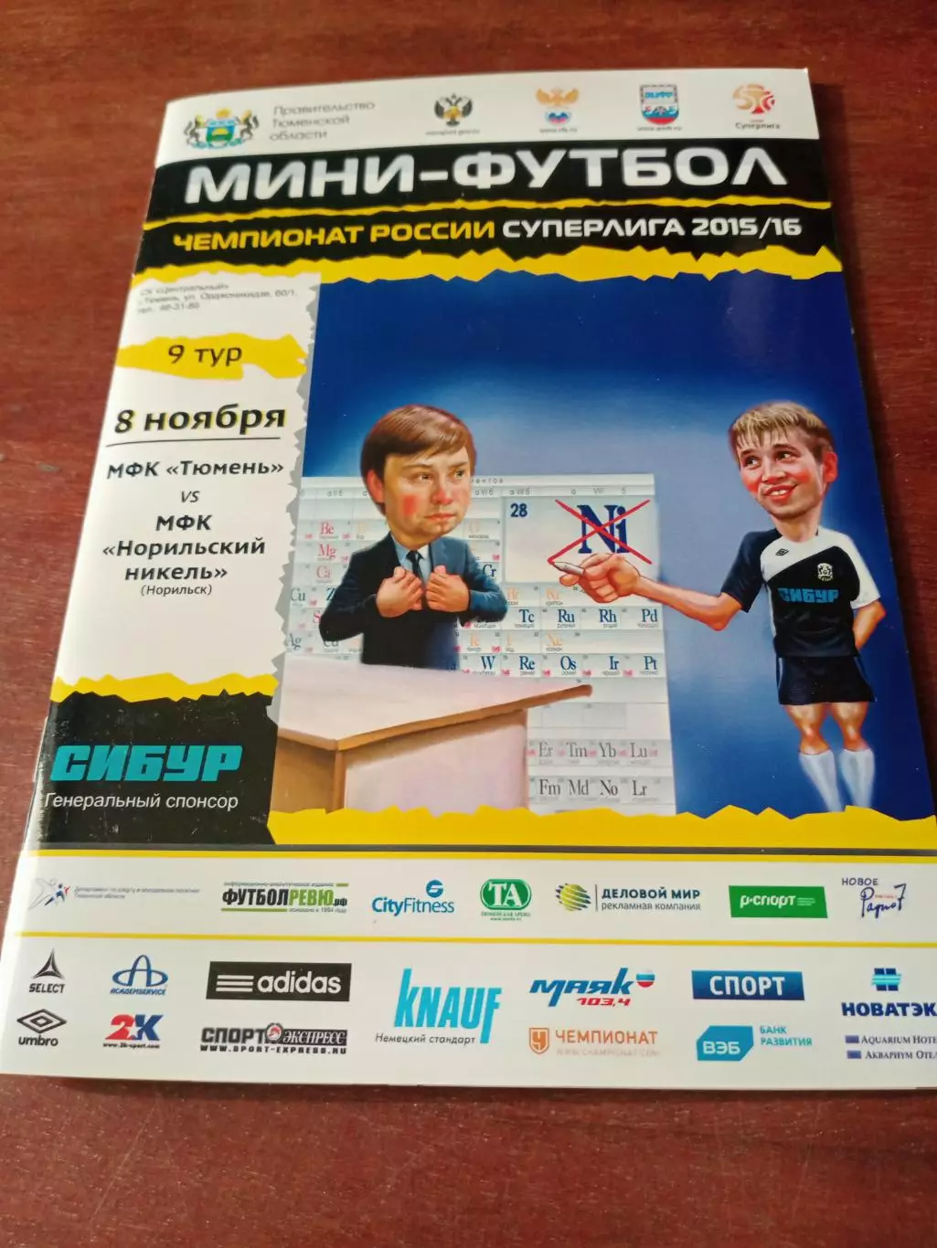 МФК Тюмень - Норильский Никель. 8 ноября 2015 год