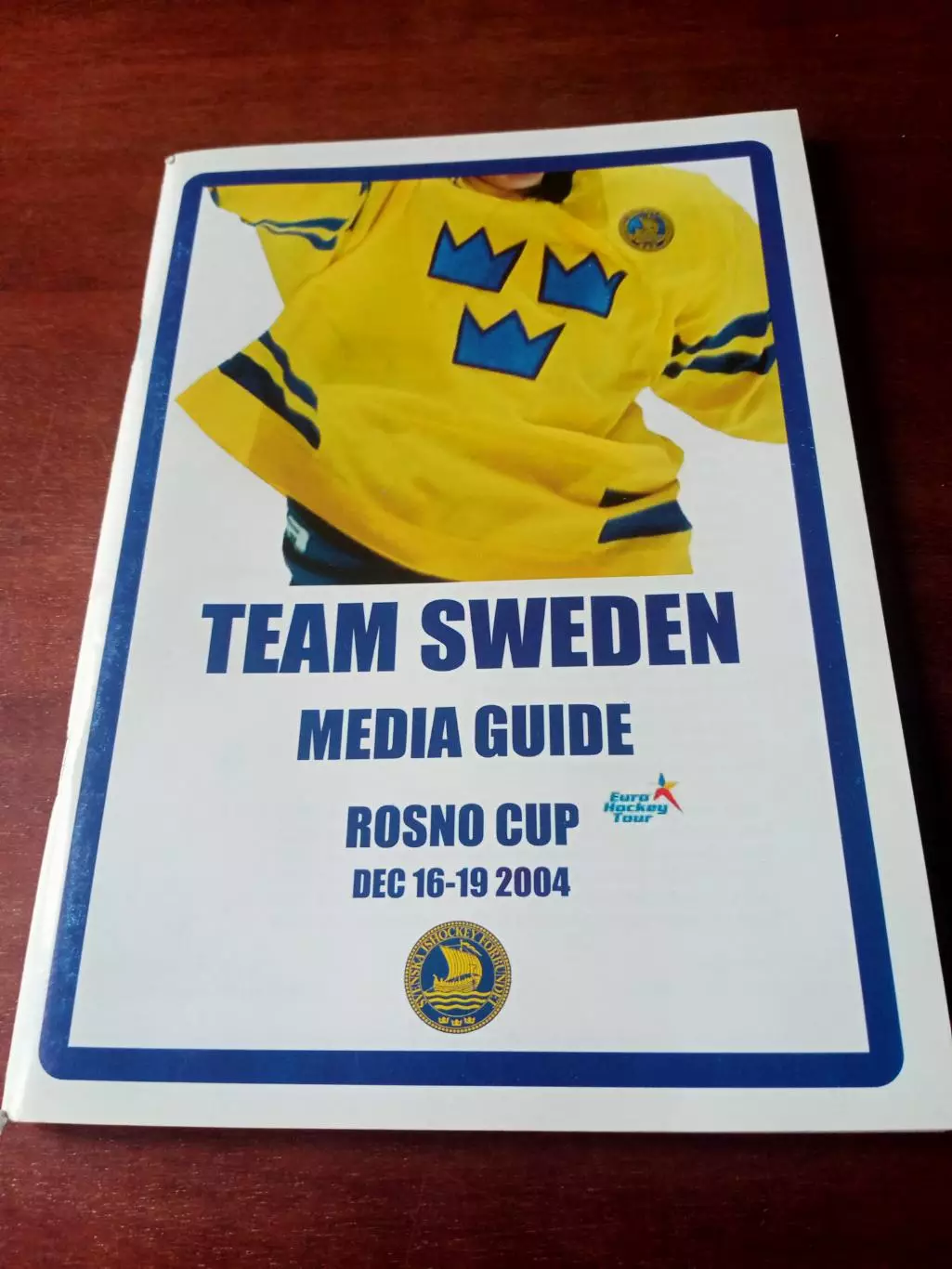 TEAM SWEDEN. MEDIA GUIDE. ROSNO CUP. 2004. 130 страниц