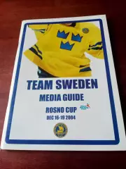 TEAM SWEDEN. MEDIA GUIDE. ROSNO CUP. 2004. 130 страниц
