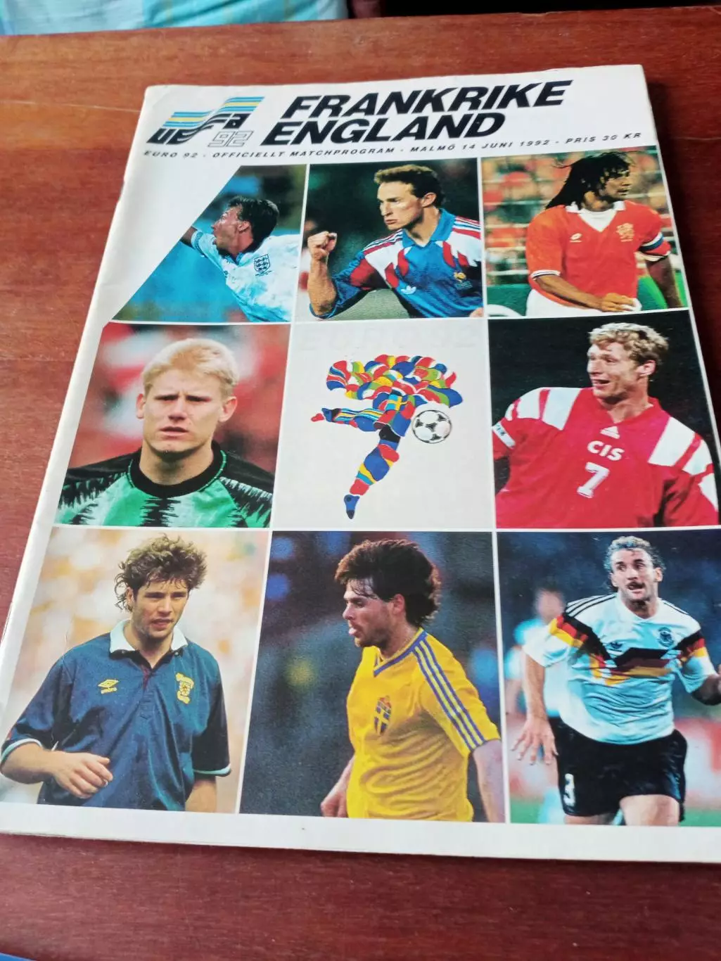 1992 год - Чемпионат Европы. FRANKRIKE ENGLAND