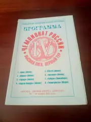Тур - Москва, 1995 год, 22-28 ноября - см.состав