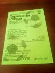 Юноши, 1990-1991 гг.р. Екатеринбург, 2005 год, 3 тур
