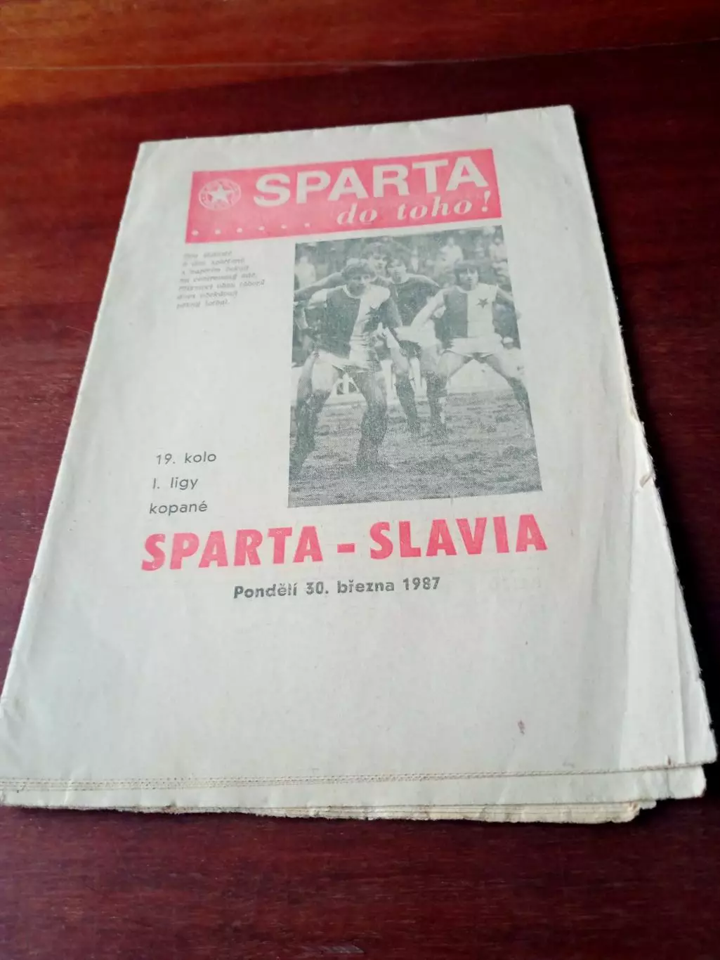Спарта - Славия. 1987 год
